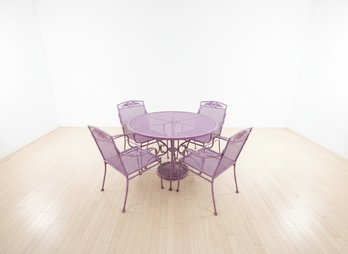 Outdoor - Patio Set - Round Table & Chairs