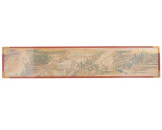 Chinese Landscape Handscroll Attributed To Qiu Ying