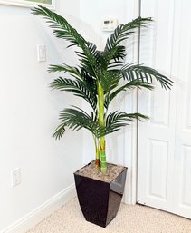 Potted Faux Tropical Plant