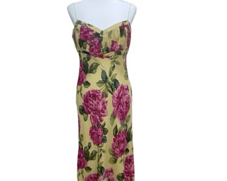 ABS Allen Schwartz Silk Flower Dress Size 12P