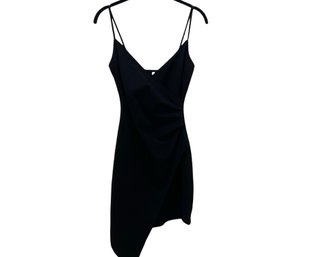 Blue Blush Black Dress