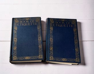 Two Book Of Etiquette Books