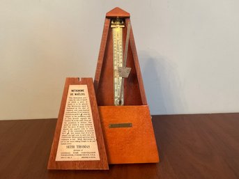 Vintage Seth Thomas Metronome De Maelzel