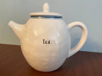 Rae Dunn Tea Ceramic Teapot Artisan Collection