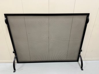 Black Fireplace Screen
