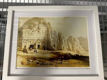 Brown Toned Framed Piece Of Art