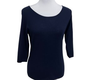 Saks Fifth Avenue Silk & Cashmere Sweater Size Large