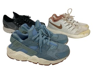 Three Pair Of Women's Nike Sneakers Size 6