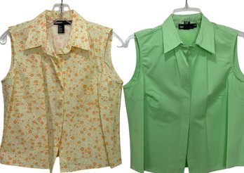 Pair Of DKNY Sleeveless Tops Size 10P