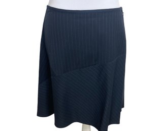 DKNY Wool Striped Short Skirt Size 12P