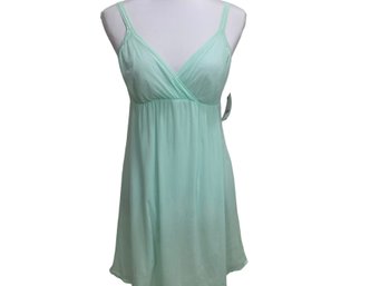 On Gossamer Aqua Mesh Nightie Size Large New With Tags