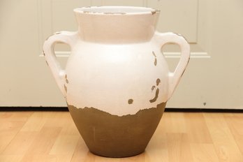 Pottery Barn Large Indoor/outdoor Terra Cotta Urn