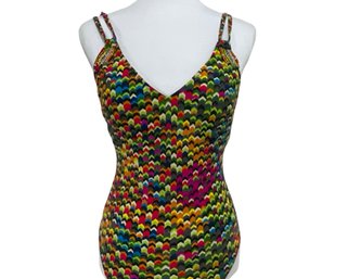Gottex Colorfull One Piece Swimsuit Size 14