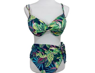 Bleu Rod Beattie Tropical Bikini Top & Botton Size 12/14