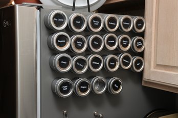 22 Magnetic Spice Jars