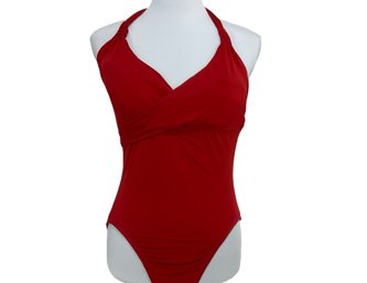 Robin Piccone Red One Piece Swimsuit Size 14