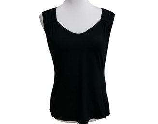Armani Collezioni Black Sleeveless Top Size 14