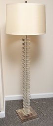 Restoration Hardware Stacked Crystal Floor Lamp