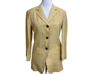 DKNY Linen Jacket Size 4P