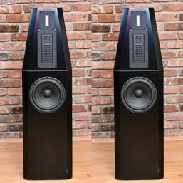 Philharmonic 3 Floorstanding Speakers  High-End Tower Pair (Gloss Black/Wood)