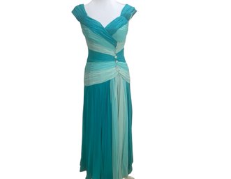 Mignon New York Turquoise Gown