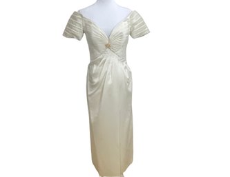 Elegant Rose Talf Evening Gown