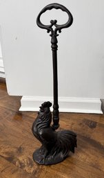Cast Iron Rooster Door Porter