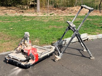 Husky Electric Masonry/Tile Wet Saw With Stand