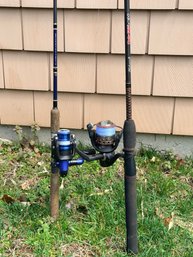 Pair Of Spinning Rods With Spinning Reels (Shakespeare Ugly Stik GX2)