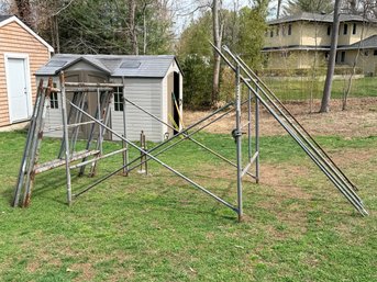 3-Section Steel Scaffolding Frame Set