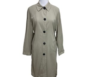 Zara Basic Belted Coat Size Small