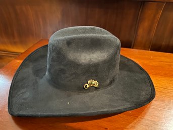 Black Cowboy Hat 'Made In Mexico,' Men's Size Small