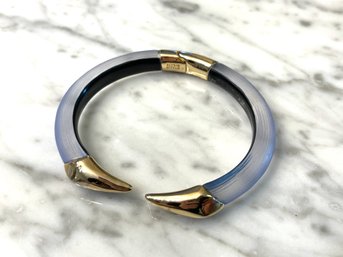 Alexis Bitar Blue Lucite Bracelet