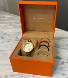 Tory Burch Watch With Multicolor Face Plates