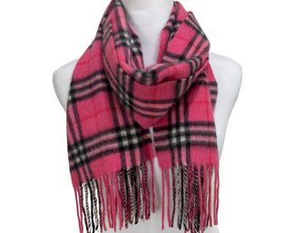 Luigi Baldo Pink Cashmere Scarf