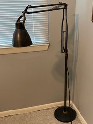 Industrial Gun Metal Floor Lamp