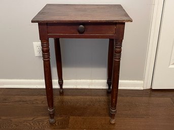 Vintage Cherry One Drawer Stand