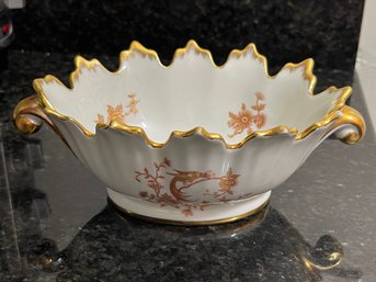 Limoges White & Gold Dish