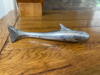 Retro Pewter Bar-A-Cuda Bottle Opener