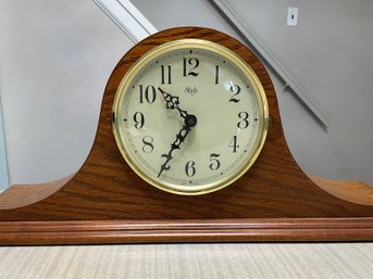 Vintage Sligh Tambour Mantel Clock