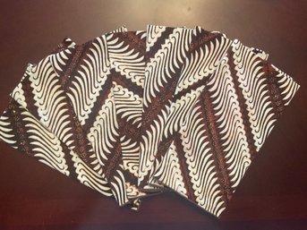 7 Indonesian Batik Cotton Napkins