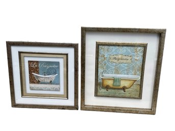 Two Framed Prints Decor