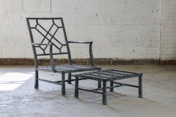Brown Jordan 'Harewood' Lounge Chair And Ottoman Set - Frames Only