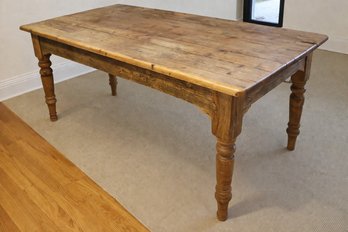 Rustic Farmhouse Wood Dining Table