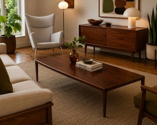 Mid-Century Danish Teak Coffee Table By Johannes Andersen For Silkeborg
