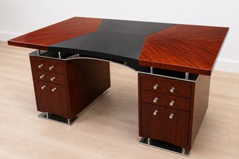 Dakota Jackson Macassar Ebony Partner Desk.