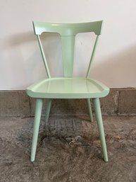 (RYE PICK UP) West Elm Light Green Accent Chair