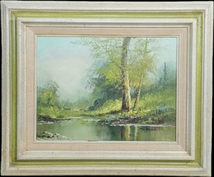 Landscape Painting - Lush Green Woodland