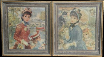 After John Frederick Llloyd Strevens (British, 1902-1990) Prints - 'By The Seine' & 'La Boutique Aux Fleurs'