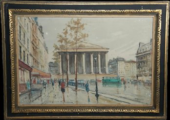 Cityscape Painting - Place De La Madeleine
